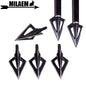 3/6/12pcs 100Gr Archery Blade Arrowhead Stainless Steel Broadhead 3 Blades Target Point Tips Hunting Arrow Accessory - Wild Frontier Gear LLC