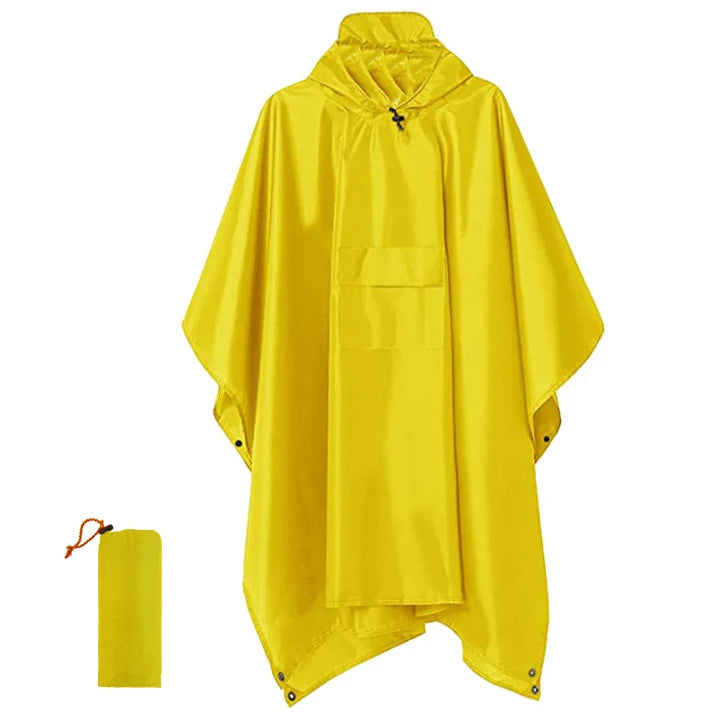3 In 1 Outdoor Military Waterproof Raincoat Rain Coat Men Raincoat Women Awning From The Rain Motorcycle Rain Poncho Picnic Mat