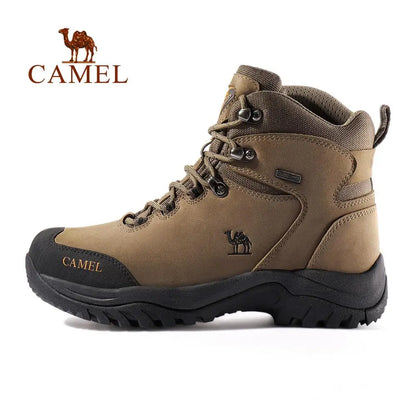GOLDEN CAMEL Waterproof Hiking Shoes Men and Women Outdoor Anti-Slip Climbing Trekking Shoes for Men 2023 Leather Hiking Boots - Wild Frontier Gear LLC