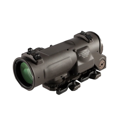 1x-4x Fixed Dual Purpose Rifle Scope Red illuminated Red Dot Sight for Rifle Hunting Shooting Red Dot Sight