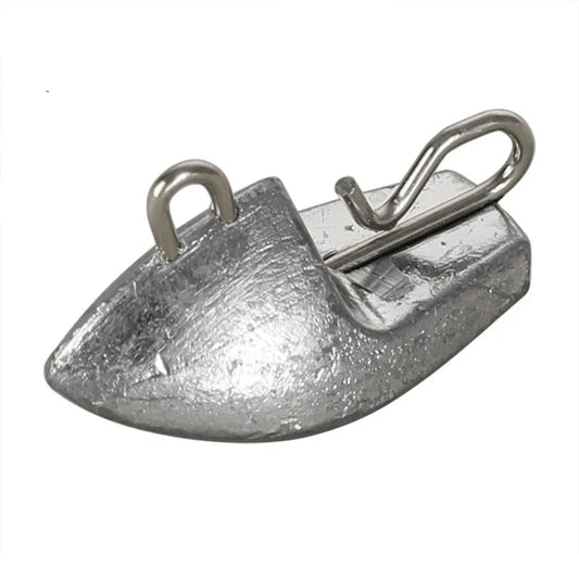 10Pcs Fishing Sinker 1.5g 3g 5g 7g 9g 14g Ship Shape Jig Head Bullet Weight Tackle Quick Connect Pesca Accessories