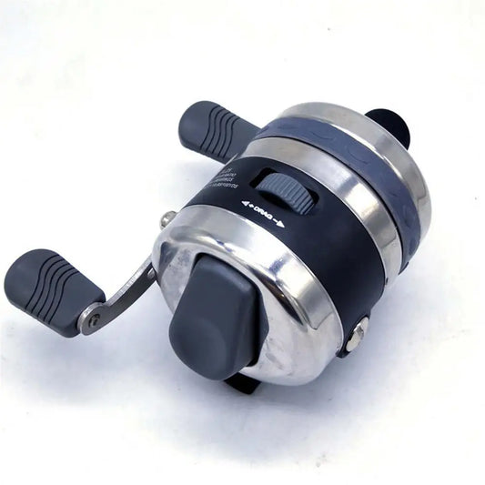 2021 New Fishing Wheel Outdoor Hunting Closed Spinning Fishing Wheel Tackle for Slingshot Shooting Dart Fishing Accessories