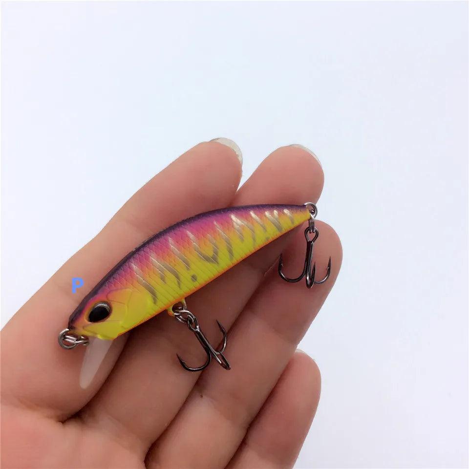 TSURINOYA DW63 50mm 5g Sinking Minnow Hard Bait Mini Fishing Lures with Hook - Wild Frontier Gear LLC