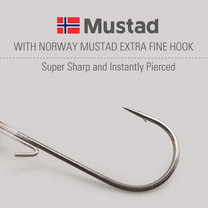 LUREHOLIC 1.8g~10g Big Eyes Jig Head with Mustad Hook Soft Lure Hook Lure Fishing