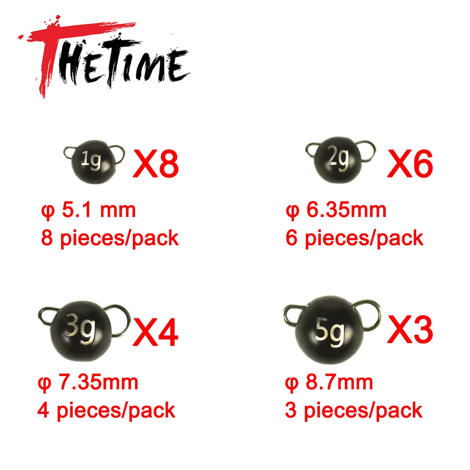 Thetime Tungsten Cheburashka Sinker 1g2g3g5g7g10g14g20g 97% Wolfram Fishing Weights Tackle For Soft Worm Bait Accessories Wild Frontier Gear LLC