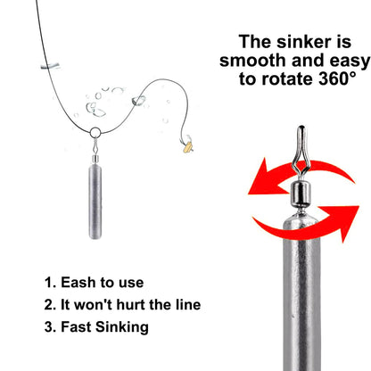25Pcs/Box Bar/Tear Drop Shot Fishing Sinker 3.5g 5g 7g 10g 14g Bullet Weight Carp Bass Fishing Accessories Pesca Tackle