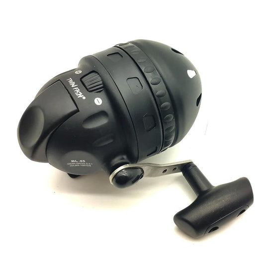 BL45 Large Closed Fishing Reel with 55M 6# PE Line for Outdoor Slingshot Fishing - Wild Frontier Gear LLC
