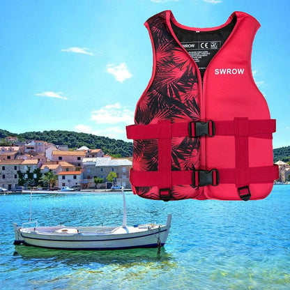 Neoprene Life Jacket for Adult Children New Water Sport Buoyancy Jacket Life Vest Swimming Boating Skiing Driving Vest Drifting - Wild Frontier Gear LLC