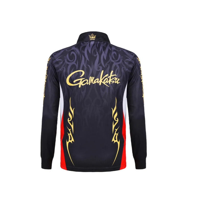 Gamakatsu Fishing Vest Spring Summer Men Long Sleeve Outdoor Cycling Shirts Quick Dry Breathable Clothes Fishing Clothing Shirt - Wild Frontier Gear LLC