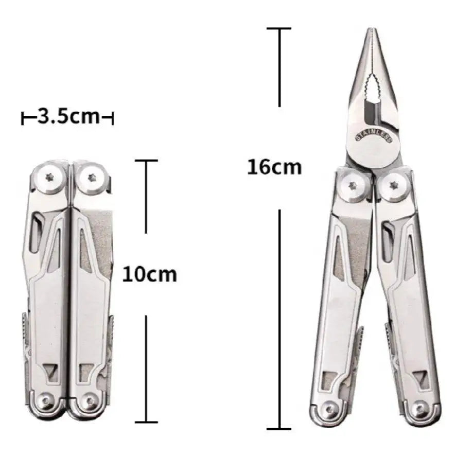 Daicamping DL12 EDC Multi Tools Multifunctional 7CR17MOV Plier Camping Gear Blade Multitools Clip Army Swiss Folding Multi Knife Wild Frontier Gear LLC