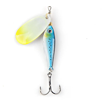 Rotating Metal VIB Spoon Fishing Lure - 12g, 15g, 22g Jigs for Trout and Winter Fishing - Wild Frontier Gear LLC