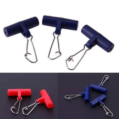 20pc Fishing Terminal Tools Fishing Rig Sinker Holder Clip Snap Weight Slider Saltwater Free Running Rig Bank Fishing Swivel