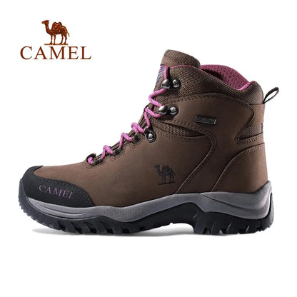 GOLDEN CAMEL Waterproof Hiking Shoes Men and Women Outdoor Anti-Slip Climbing Trekking Shoes for Men 2023 Leather Hiking Boots - Wild Frontier Gear LLC