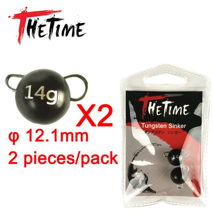 Thetime Tungsten Cheburashka Sinker 1g2g3g5g7g10g14g20g 97% Wolfram Fishing Weights Tackle For Soft Worm Bait Accessories Wild Frontier Gear LLC