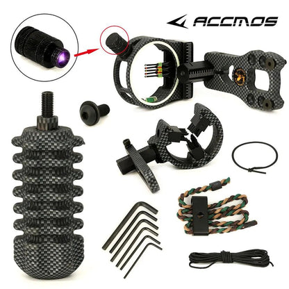 Topoint TP1000 Archery Upgrade Combo Bow Sight Kits Arrow Rest Stabilizer for hunting Recurve/Compound Bow Accessories - Wild Frontier Gear LLC