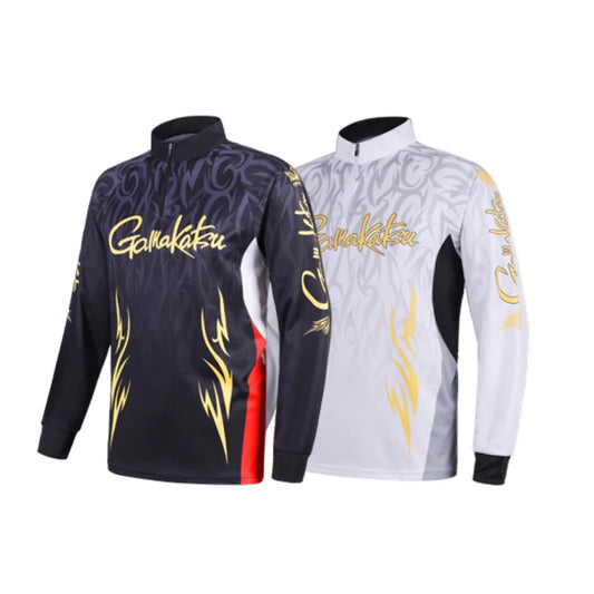 Gamakatsu Fishing Vest Spring Summer Men Long Sleeve Outdoor Cycling Shirts Quick Dry Breathable Clothes Fishing Clothing Shirt - Wild Frontier Gear LLC