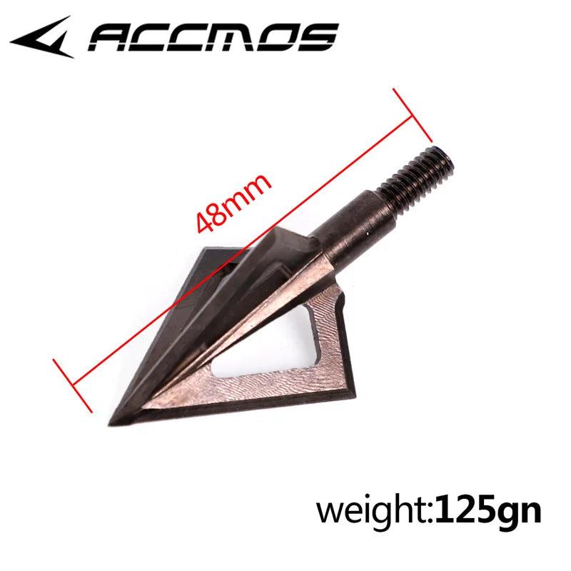 1pcs 125 grain/150 grain Hunting Arrow Heads Arrow Tips For Recurve / Compound Bow Hunting Shooting Stainless steel Broadheads - Wild Frontier Gear LLC