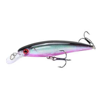 Life-Like Floating Minnow Fishing Lure 11cm 13.5g Crankbait with 3D Eyes for Bass and Carp Fishing - Wild Frontier Gear LLC