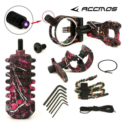 Topoint TP1000 Archery Upgrade Combo Bow Sight Kits Arrow Rest Stabilizer for hunting Recurve/Compound Bow Accessories - Wild Frontier Gear LLC