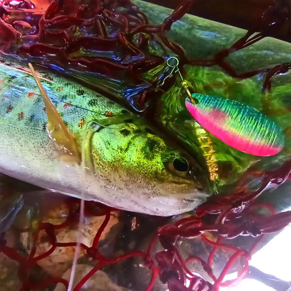 Jerry Spear Ultra-Lightweight Brass Spinnerbait Lures for Perch, Trout, and Bass Fishing - Wild Frontier Gear LLC