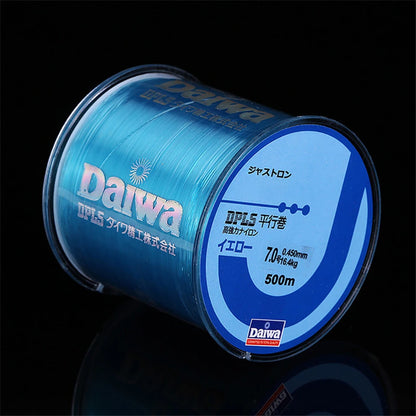 High Quality Multiple color 500m Super Strong Fishing Line Japan Monofilament Nylon Fishing Line 2-35LB