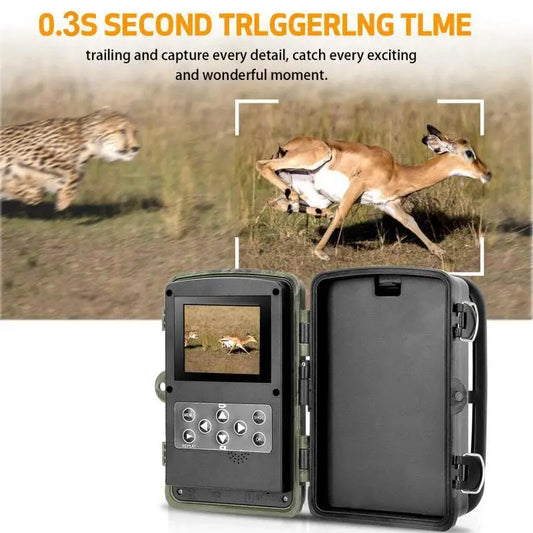 High-Resolution 24MP Wireless Trail Camera with Motion Activation and Night Vision - Easy Setup and Durable Design - Wild Frontier Gear LLC