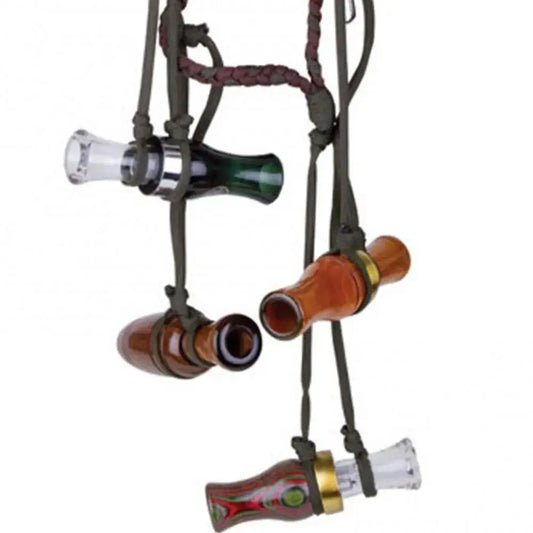 Hunting Duck Call Lanyard Cord Hunter Game Call Lanyard Hunting Decoy Rope with 12 Adjustable Loops Wild Bird Whistle Sling - Wild Frontier Gear LLC
