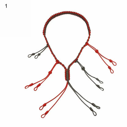 Hunting Duck Call Lanyard Cord Hunter Game Call Lanyard Hunting Decoy Rope with 12 Adjustable Loops Wild Bird Whistle Sling - Wild Frontier Gear LLC