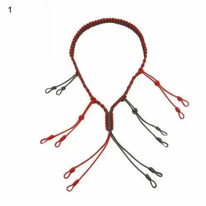 Hunting Duck Call Lanyard Cord Hunter Game Call Lanyard Hunting Decoy Rope with 12 Adjustable Loops Wild Bird Whistle Sling - Wild Frontier Gear LLC