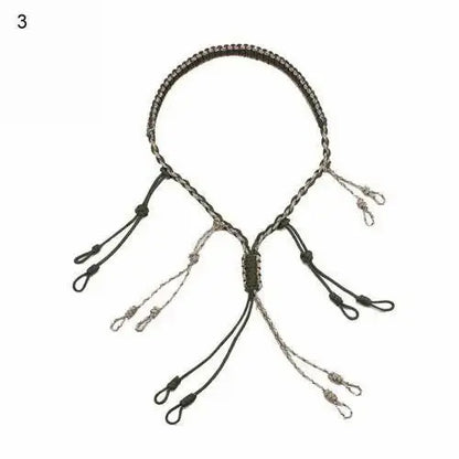 Hunting Duck Call Lanyard Cord Hunter Game Call Lanyard Hunting Decoy Rope with 12 Adjustable Loops Wild Bird Whistle Sling - Wild Frontier Gear LLC