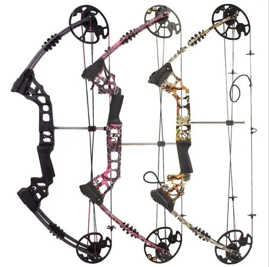 JUNXING M120 Dream Compound Bow - Adjustable 20-70 lbs for Outdoor Hunting and Archery, Tricolor Options Available - Wild Frontier Gear LLC