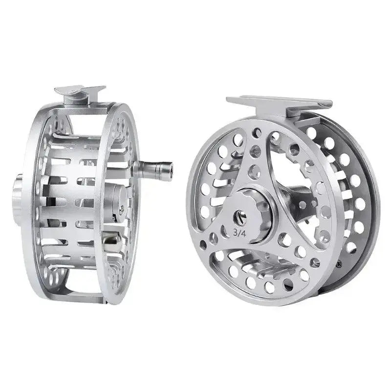 Lightweight Aluminum Alloy Fly Fishing Reels for Trout and Pike - 2+1BB, 1:1 Gear Ratio, Wholesale Options Available - Wild Frontier Gear LLC