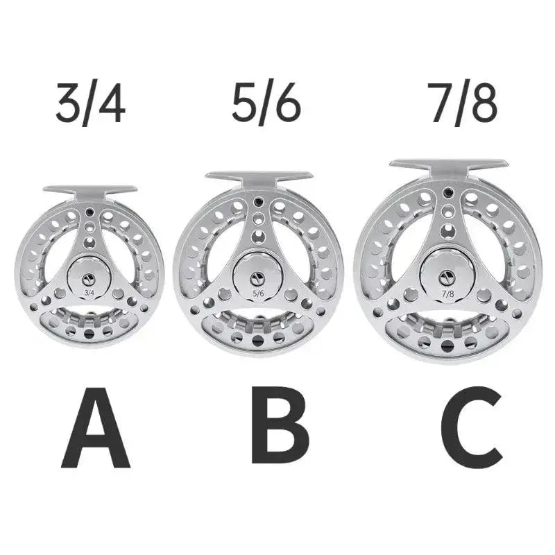 Lightweight Aluminum Alloy Fly Fishing Reels for Trout and Pike - 2+1BB, 1:1 Gear Ratio, Wholesale Options Available - Wild Frontier Gear LLC
