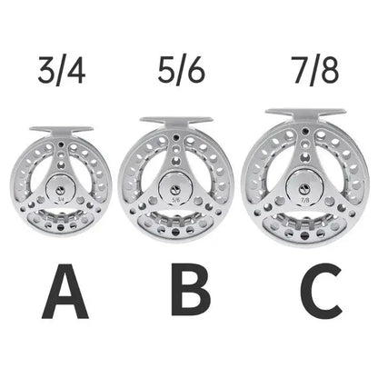Lightweight Aluminum Alloy Fly Fishing Reels for Trout and Pike - 2+1BB, 1:1 Gear Ratio, Wholesale Options Available - Wild Frontier Gear LLC