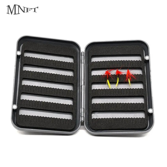 MNFT Waterproof Fly Fishing Tackle Box - Lightweight and Durable Storage for Hooks and Flies (L&S Sizes) - Wild Frontier Gear LLC