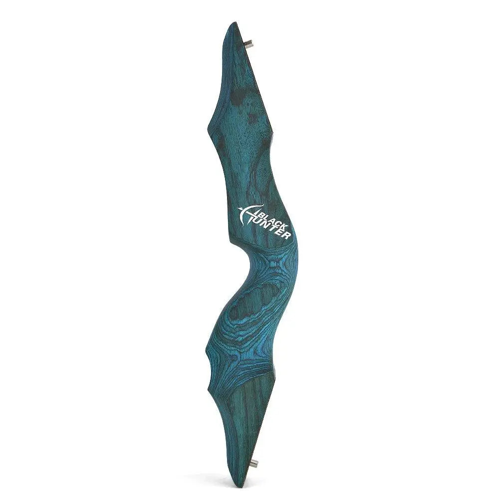 MUCX Black Hunter Traditional Takedown Recurve Bow - Adjustable 20-60lbs for Right/Left Hand Shooting and Hunting - Wild Frontier Gear LLC