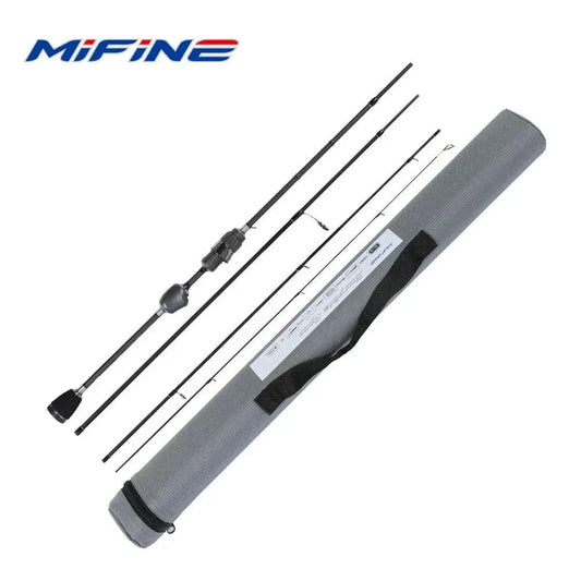 Mifine EURYBIA SPIN Ultralight Travel Spinning Fish Rod 0.2-0.8g 24T Carbon Fiber Sea RA Rings Solid Tips For Trout XUL Fishing - Wild Frontier Gear LLC