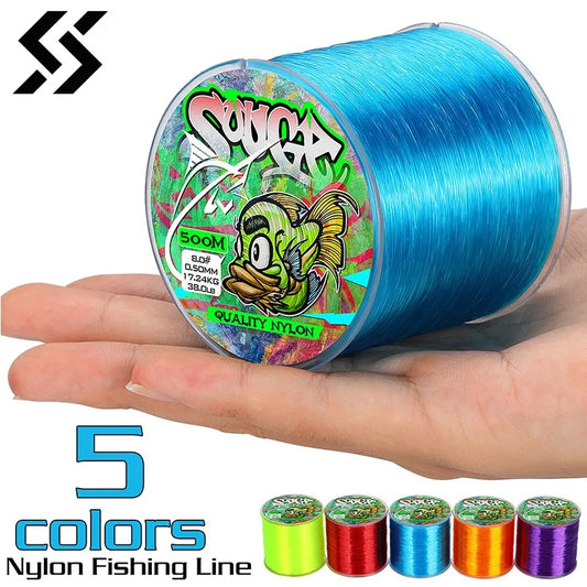 Sougayilang Nylon Fishing Line 120m Nylon Line Fluorocarbon Fishing Line for SaltWater Pesca

