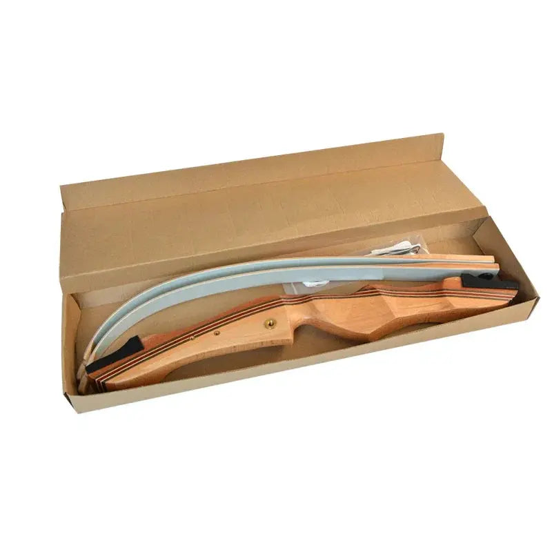 Outdoor Right-Handed Recurve Bow - 48"/68" Wooden Longbow with Adjustable Draw Weights for Archery and Hunting Accessories - Wild Frontier Gear LLC