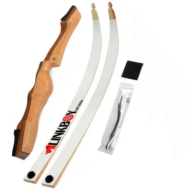 Outdoor Right-Handed Recurve Bow - 48"/68" Wooden Longbow with Adjustable Draw Weights for Archery and Hunting Accessories - Wild Frontier Gear LLC