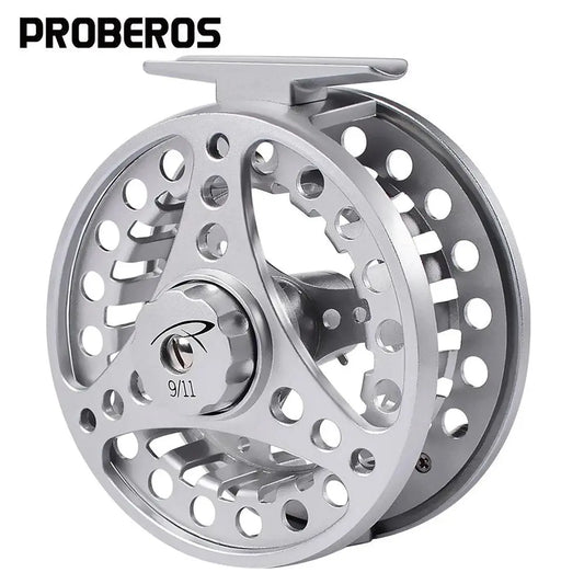 PROBEROS Premium CNC Aluminum Fly Fishing Reel for 3/4-5/6-7/8 WT - Large Arbor Design, Die Cast Construction - Wild Frontier Gear LLC
