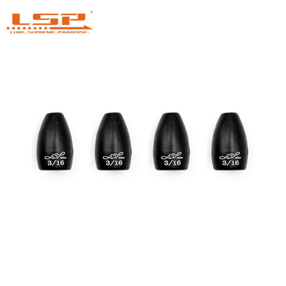 LSP Texas Rig Tungsten Sinker 1/16 - 1 Oz Bullet Bass Fishing Weight 1.8-28g Lure Accessories Fishing Goods For Winter Fishing Wild Frontier Gear LLC