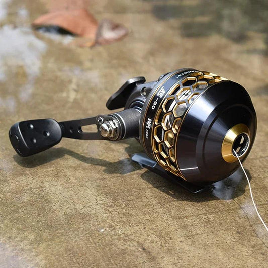 Metal Slingshot Spincasting Fishing Reel Tuning Bow for Outdoor Hunting and Marine Sports - Wild Frontier Gear LLC