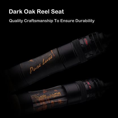 PURELURE NEW CEDAN Solid Tip Bass Rod 36T Carbon Casting Spinning Fishing Rods Baitcasting 2.5g-12g Fast Trout Rod Perch Rod