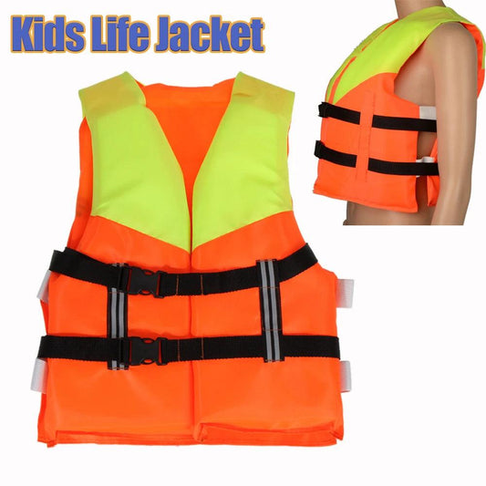 Youth Kids Universal Polyester Jacket Swimming Boating Ski Vest Swimming Boating Ski Vest Swimming Children Life Jacket - Wild Frontier Gear LLC
