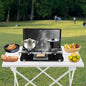 Portable Tabletop Cooking Stove with Handle Camping Stove with Removable Grid and Tray Wild Frontier Gear LLC