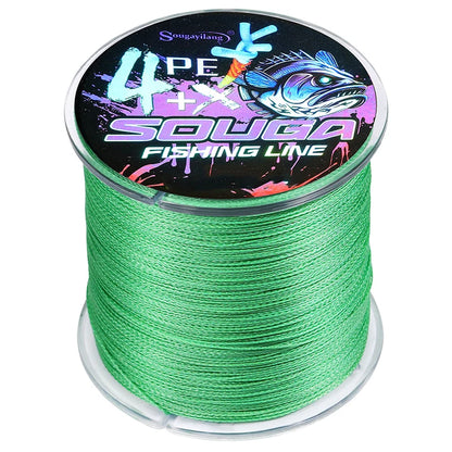 Sougayilang 4 Strands Braided Fishing Line 100M 300M Multifilament Carp Fishing Wire Fishing Accessories Durable PE Line Pesca