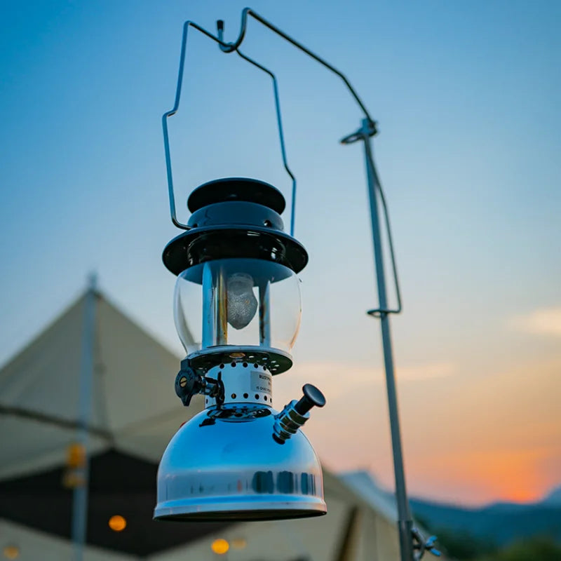 Retro kerosene gas lamp camping lamp has a graceful shape and strong brightness Wild Frontier Gear LLC