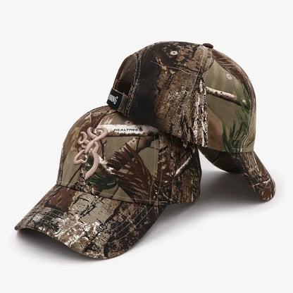 New High Quality Embroidery Camouflage Baseball Cap Men Women Outdoor Sports Jungle Hunting Hiking Fishing Adult Fashion Sun Hat