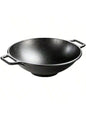 Lodge BOLD 14 Inch Seasoned Cast Iron Wok; Design-Forward Cookware Wild Frontier Gear LLC